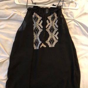 Boutique skinny strapped shirt NWOT